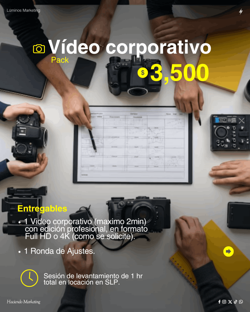 promocion video corporativo