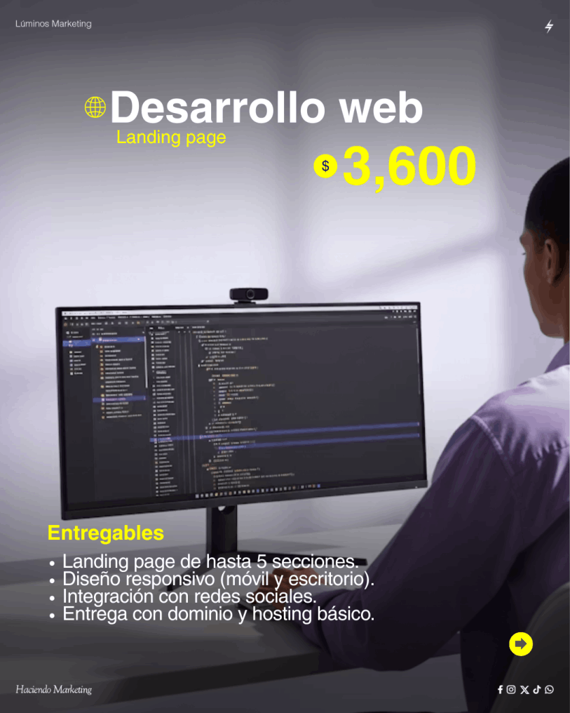 promocion desarrollo web