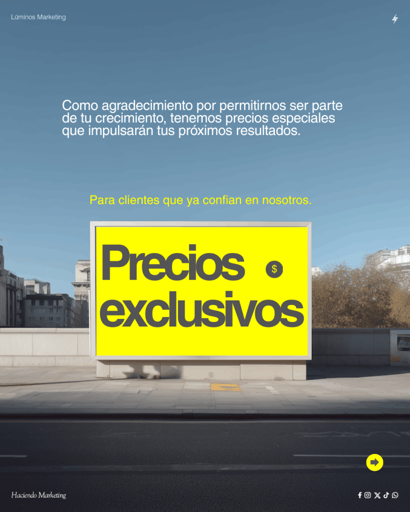promocion Social media